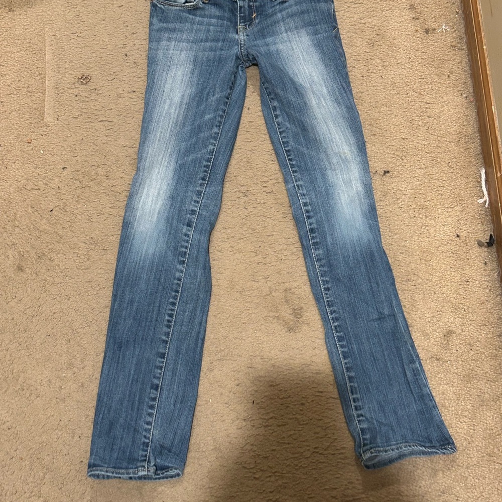 Abercrombie & Fitch Blue Denim Jeans with Gradient‎ Effect